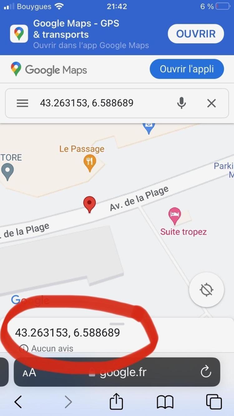 Le Sud Plage Et Piscine Гасен Екстериор снимка